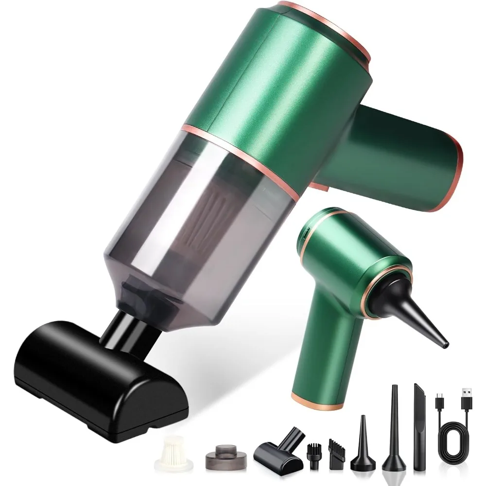 

Портативный беспроводной автомобильный пылесос cagulax — портативный мощный всасывающий пылесос с несколькими насадками, перезаряжаемый и легкий для автомобиля,