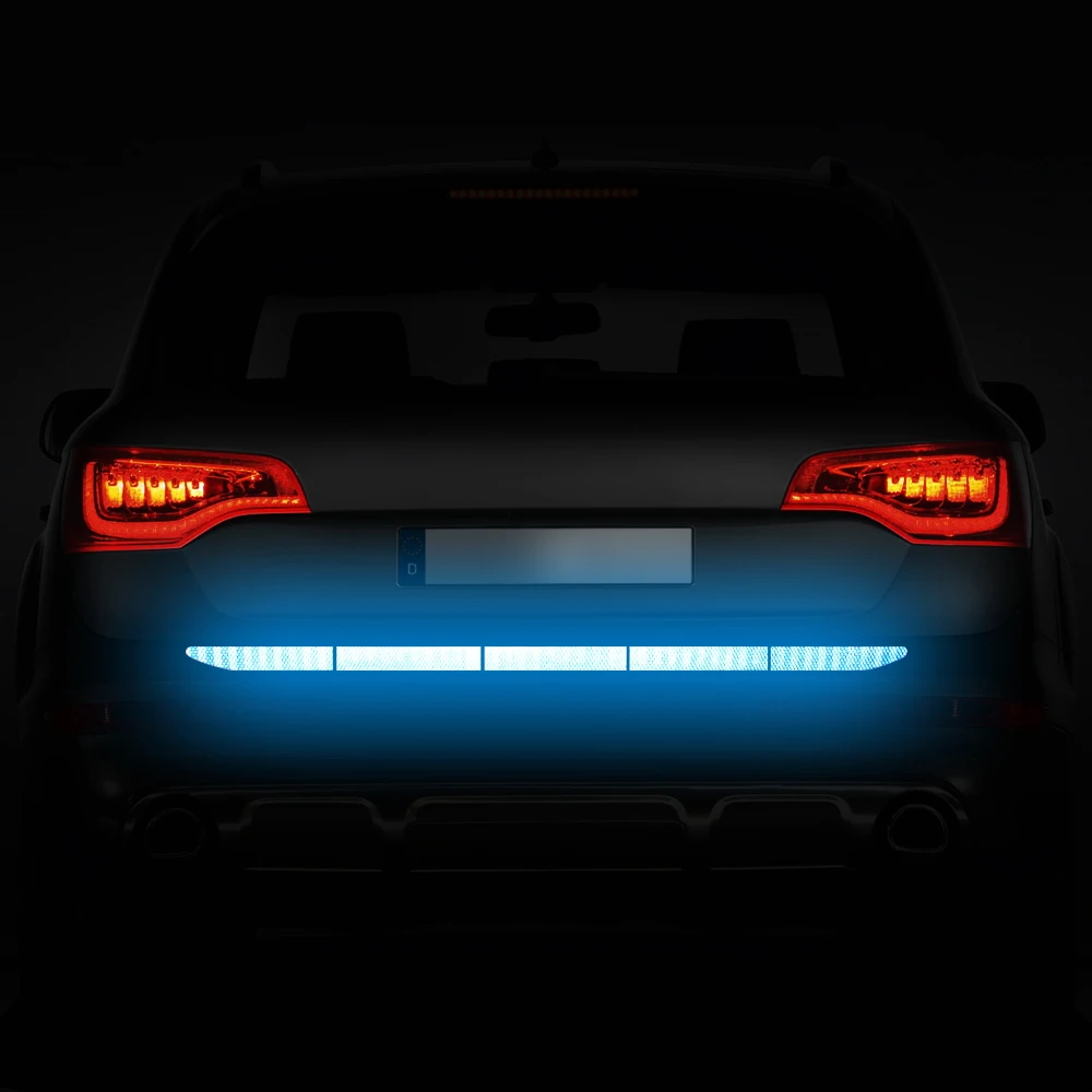 Car Reflective Sticker Auto Trunk Warning Sticker Strip for renault duster megane scenic logan captur koleos kadjar kangoo Clio