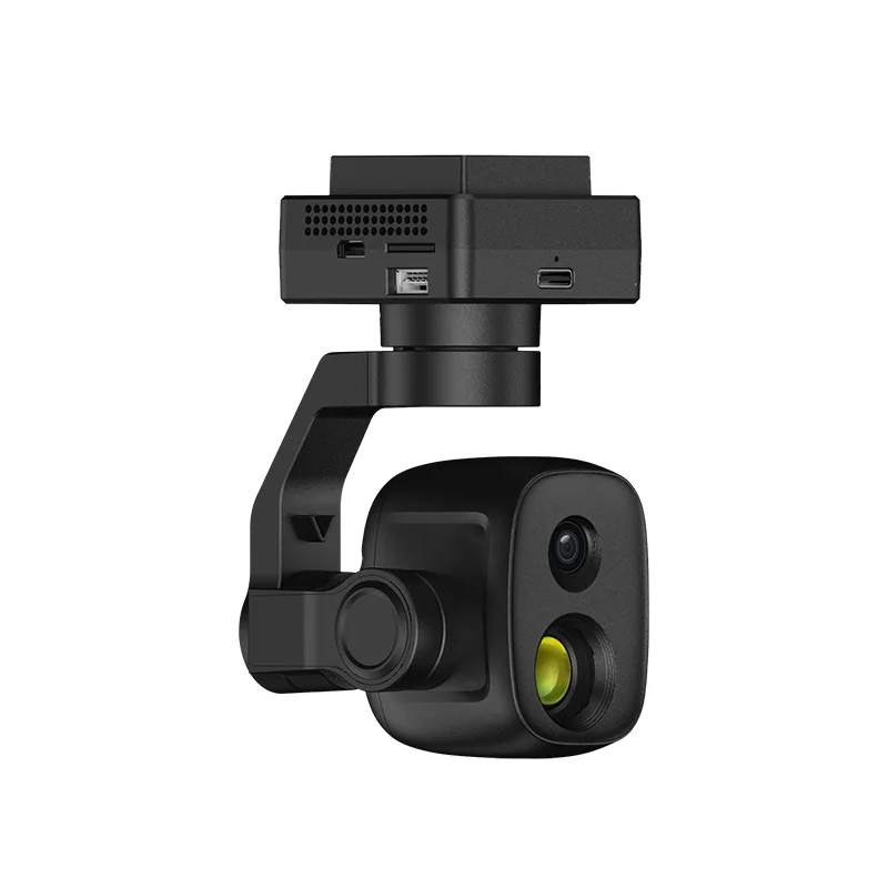 SIYI-ZT6 Mini Pod Óptico Dual Sensores Câmera Gimbal, 4K, 8MP, Zoom Digital 6X, Imagem Térmica 640x512, Carga Útil Estabilizador de 3 Eixos