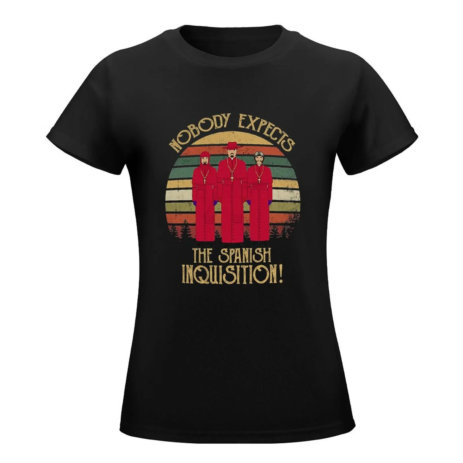 Nobody expects the spanish inquisition vintage T-Shirt summer clothes kawaii clothes plus size tops lady clothes Woman T-shirts