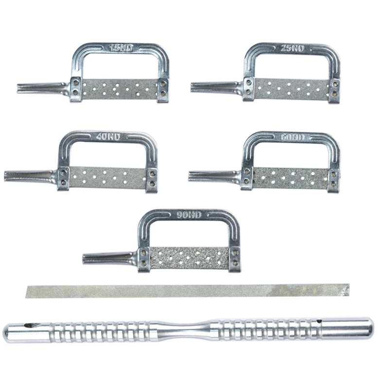 Set Dental Interproximal Enamel Reduction Handle Automatic Strip Slicing Polishing Finishing Contouring Material fast shipping