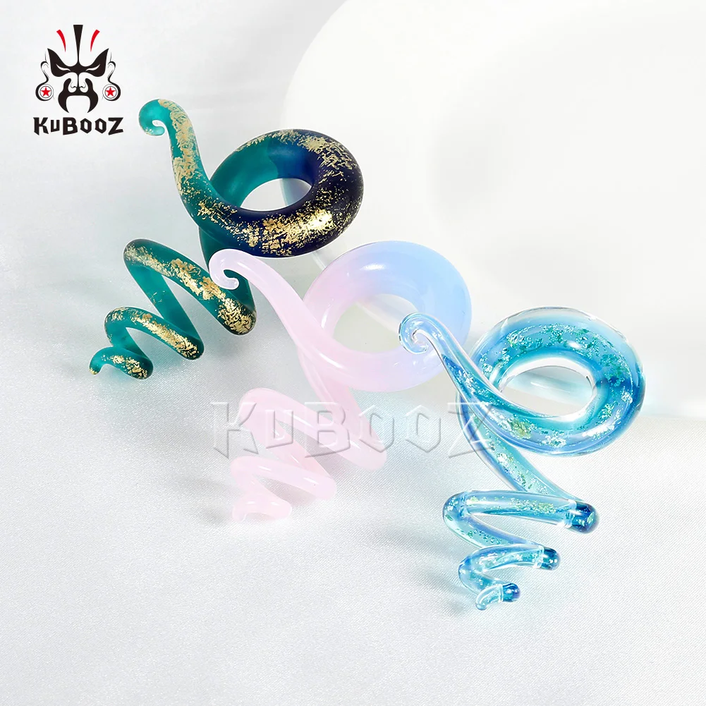 Colorful Spring Ear Piercing Expanders Ear Strechers Flesh Body Jewelry Gift For Unisex Person Earring Stud 6mm to 10mm