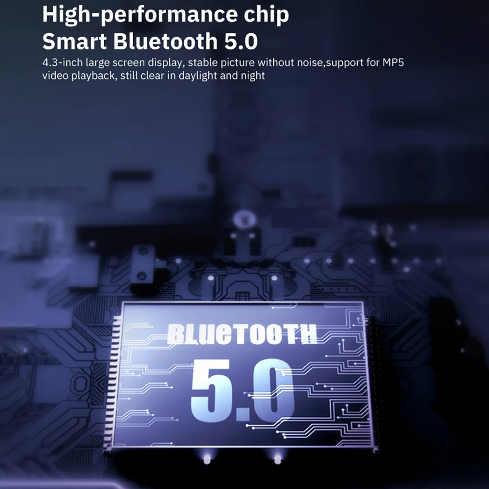 

Автомобильный MP5-плеер Bluetooth 5,0 FM-передатчик Поддержка TF U-диска Музыкальный плеер Автомобильный плеер Автомобильный электронный для автомобилей M6