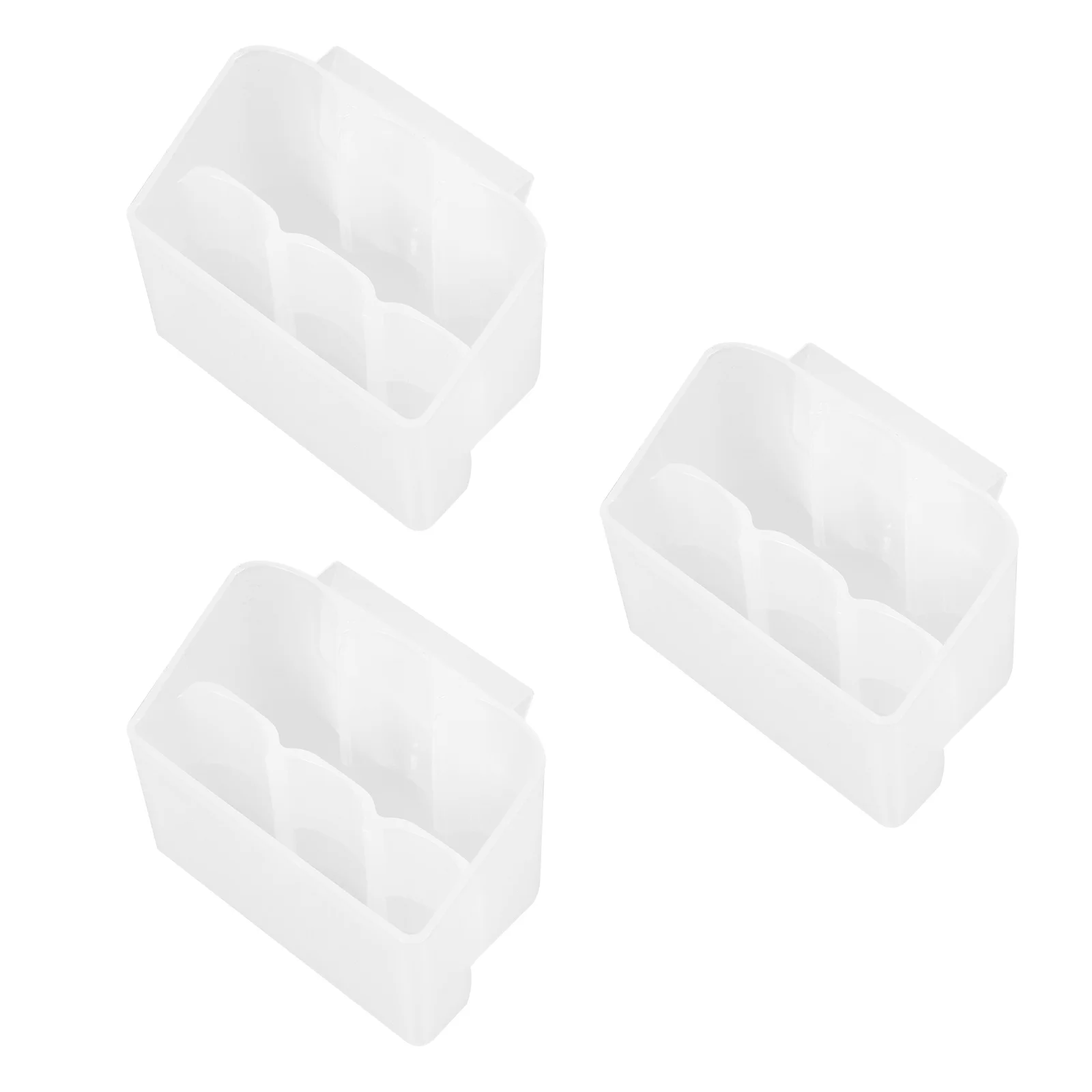 

3Pcs Refrigerator Side Door Hanging Boxes Fridge Organizer Containers Kitchen Storage Condiment Holders Practical