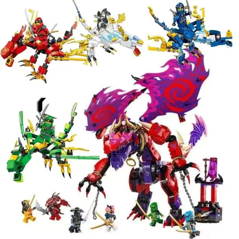 New Series Hydro Bounty Building Blocks Season 17 Submarine Sub Speeder Golden Ultra Dragon Bricks Toys for Boys Kids Gifts image 3