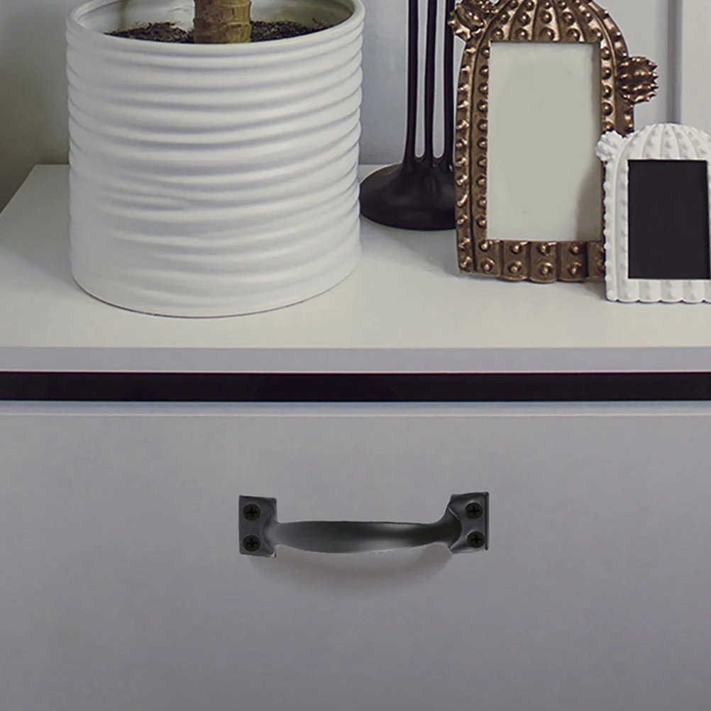 

6Pcs Retro Door Handle Iron Cabinet Pull 6 Inch for Furniture Wardrobe Closet Drawer Knobs Dresser Hardware Accessory