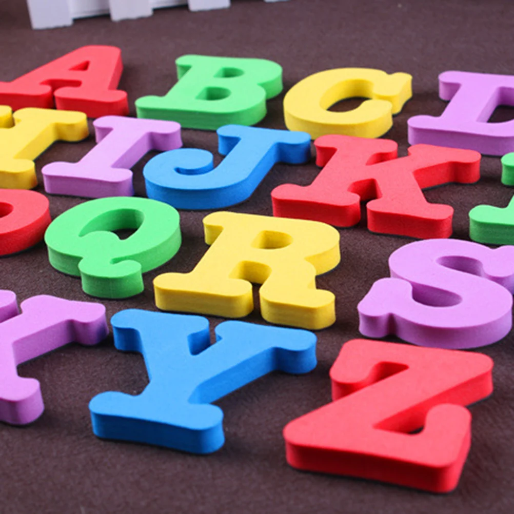

Magnetic English Letters Whiteboard 26 Extra Thick Refrigerator Stickers for Early Education