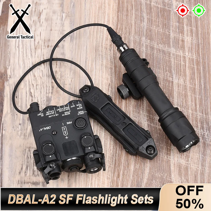 Tactical Airsofr DBAL-A2 Red Dot Green Laser Sight Aiming Indicator Only Laser No Light No IR DBAL M300 M600 Hunting Flashlight