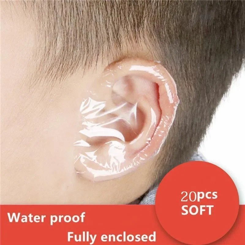 20pcs Waterproof Ear Protector Swimming Cover Soft Children\'s Ear Protection Patch