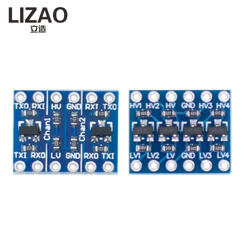 1/5/10PCS 2/4 Channel I2C Logic Level Converter, Bi-Directional 5V to 3.3V Module for Arduino & Raspberry Pi Projects