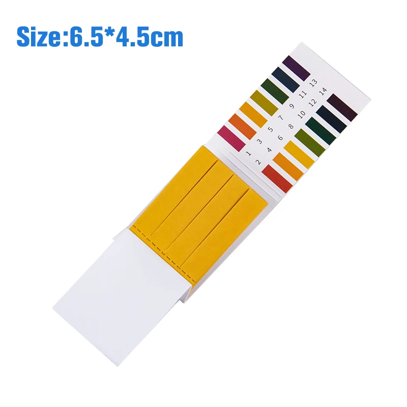 80 Strips PH 1-14 Litmus Paper PH Tester Papers Universal Indicator Paper Test for Water Aquarium Water Soilsting Kit