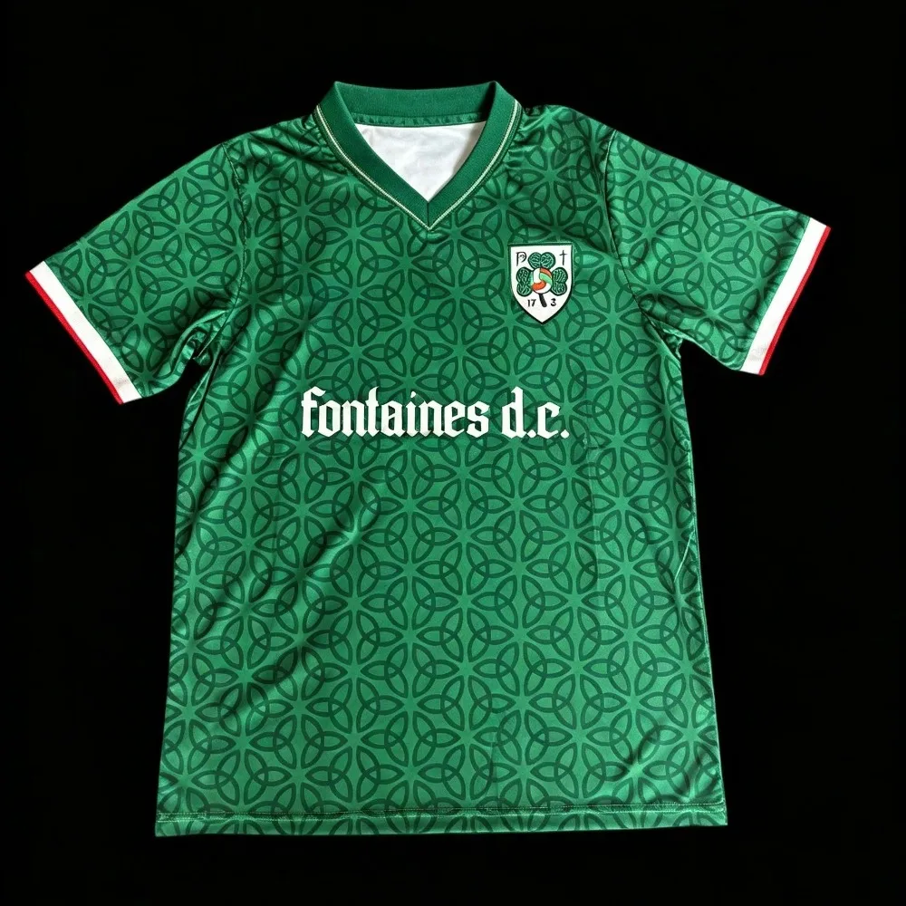 Fontaines D.C.2026 Romantic Travel Jersey Family Edition Quick Drying Breathable 3D Summer Short Sleeved Sports Fashion T-shirt