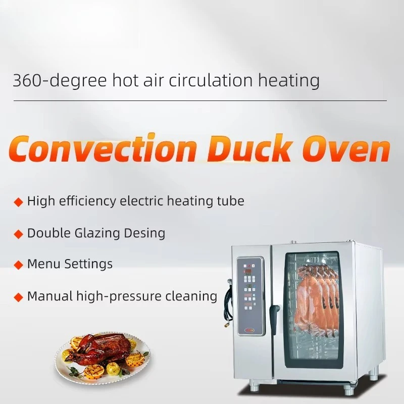 Tabletop Electric Convection Duck Oven Stainless Steel with Spray for Crispy Peking Duck Asian Restaurant Use