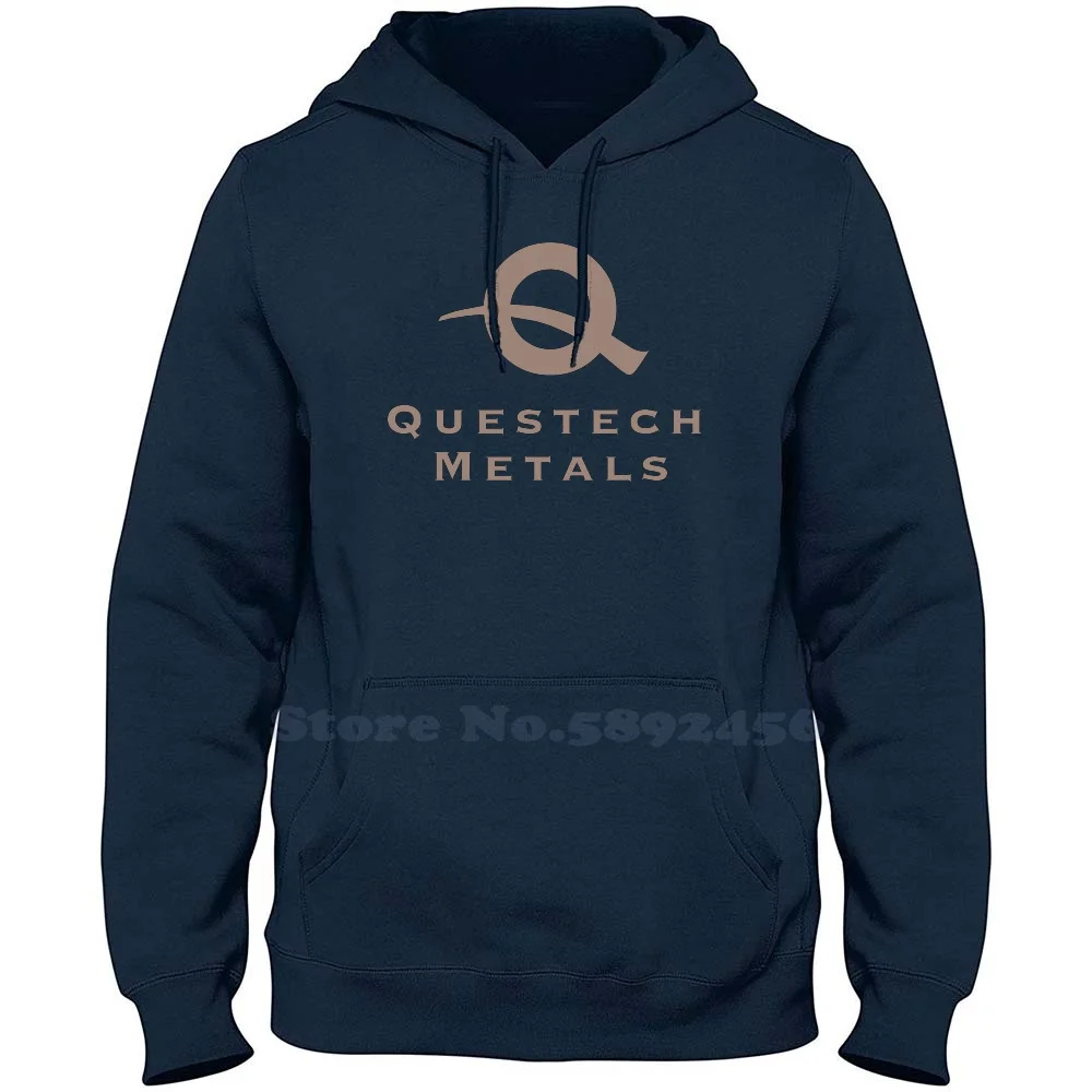 

Модная толстовка с логотипом Questech Metals, толстовка с капюшоном, 100% хлопок