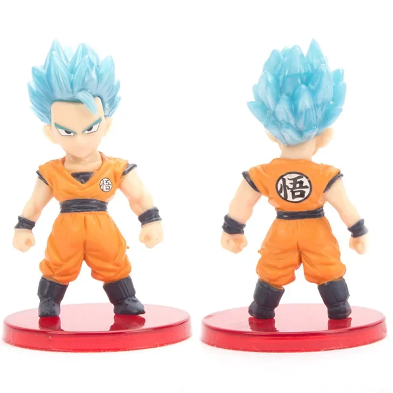 Figuras de acción de Dragon Ball Z, 2 tipos, 21 piezas, Super Saiyan, Goku, Vegeta, Trunks, Majin, Buu, freezer, regalo