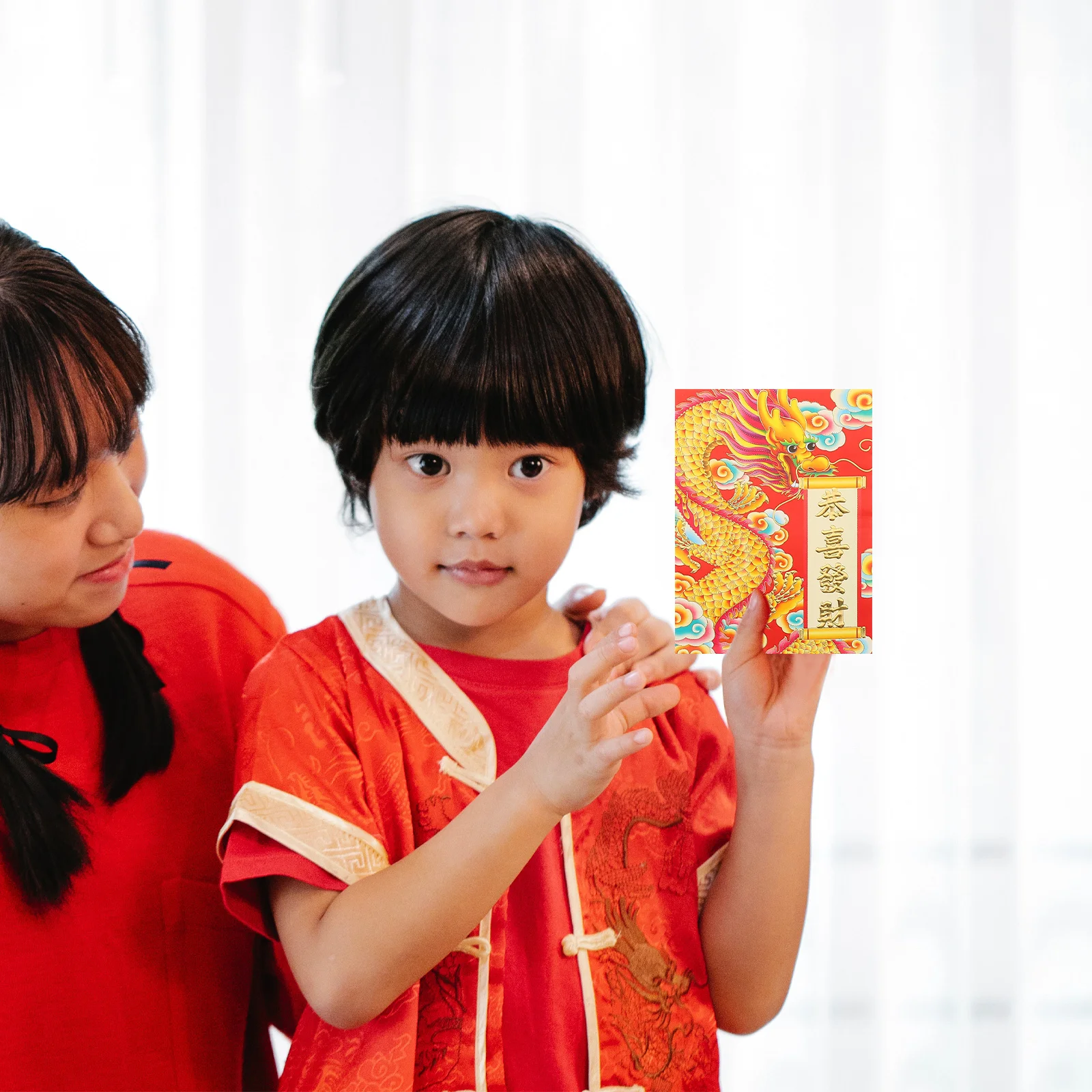 30Pcs Paper Red Envelopes Chinese Red Packets Traditional Lunar New Year Festival Lucky Money Holder Bags Decorative Style