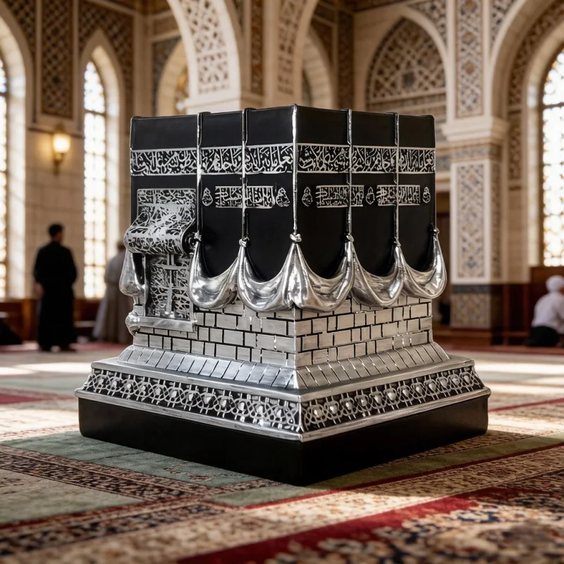 1pc Kaaba Replica Model Islamic Muslim Turkish Ramadan Eid Islamic Gifts Home Decorations Imitation