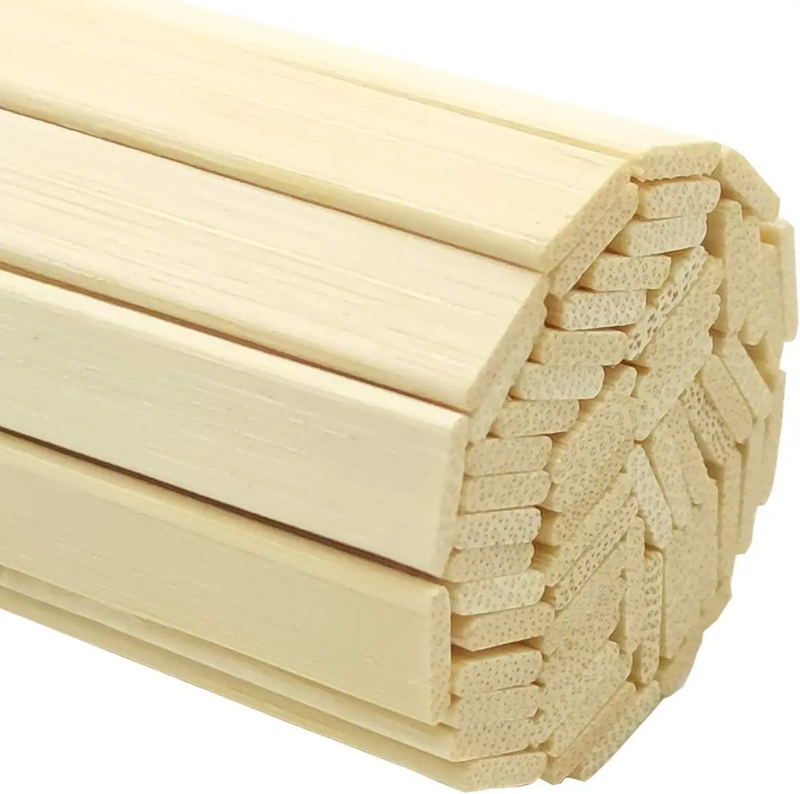 

60 Pcs 15.7" Natural Bamboo Craft Sticks, 9.5mm Wide for DIY Projects