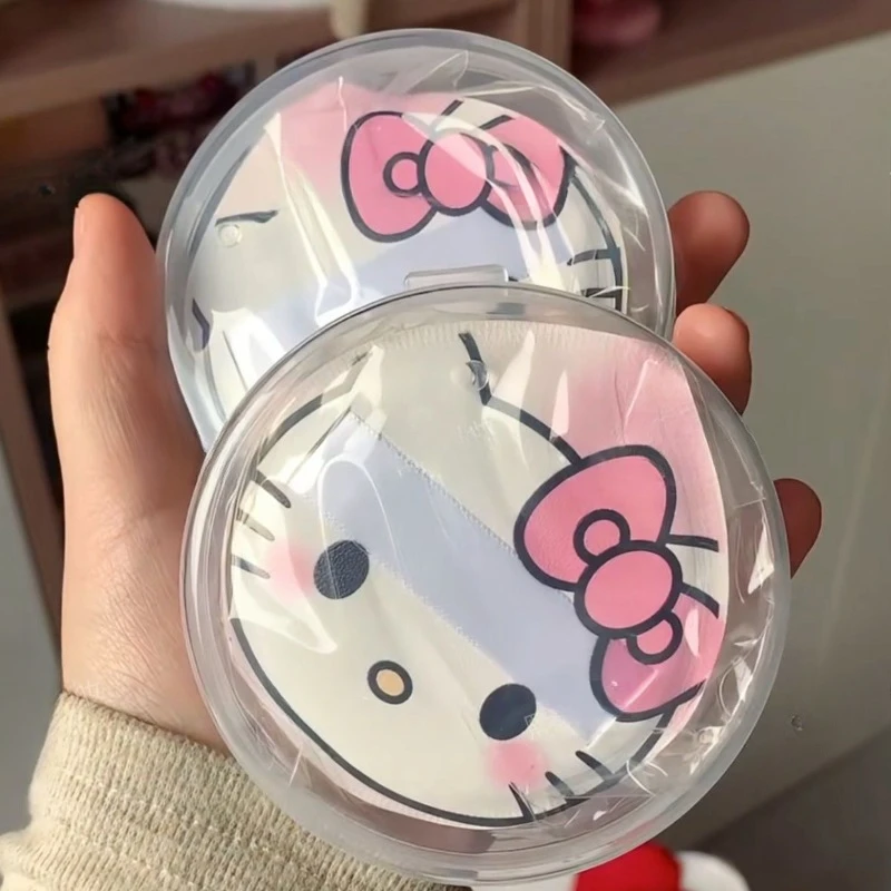 

Kawaii Sanrio Hello Kitty Air Cushion Powder Puff Water Drop Beauty Air Cushion Puff Dual Use Dry and Wet Holiday Gift