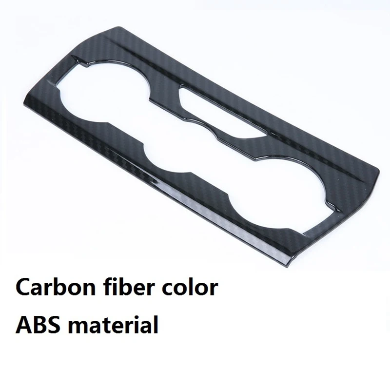 Classic Carbon Fiber Console Dashboard Panel Air Condition Switch Cover Trim for Subaru XV Crosstrek Impreza 2018-2020