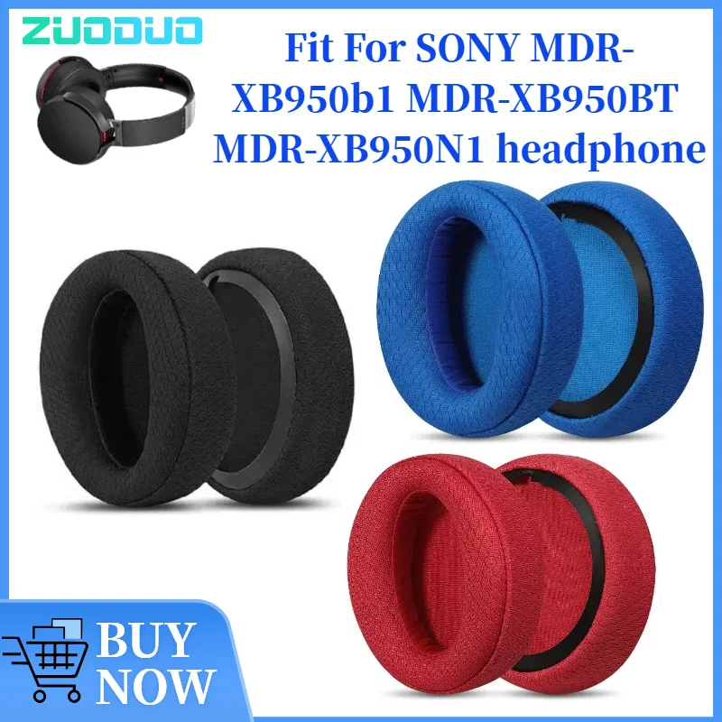 

ZUODUO Replacement Earpads Foam Ear Pads for SONY MDR-XB950b1 MDR-XB950BT MDR-XB950N1 Headphones Earmuff/Earphone Sleeve Headset