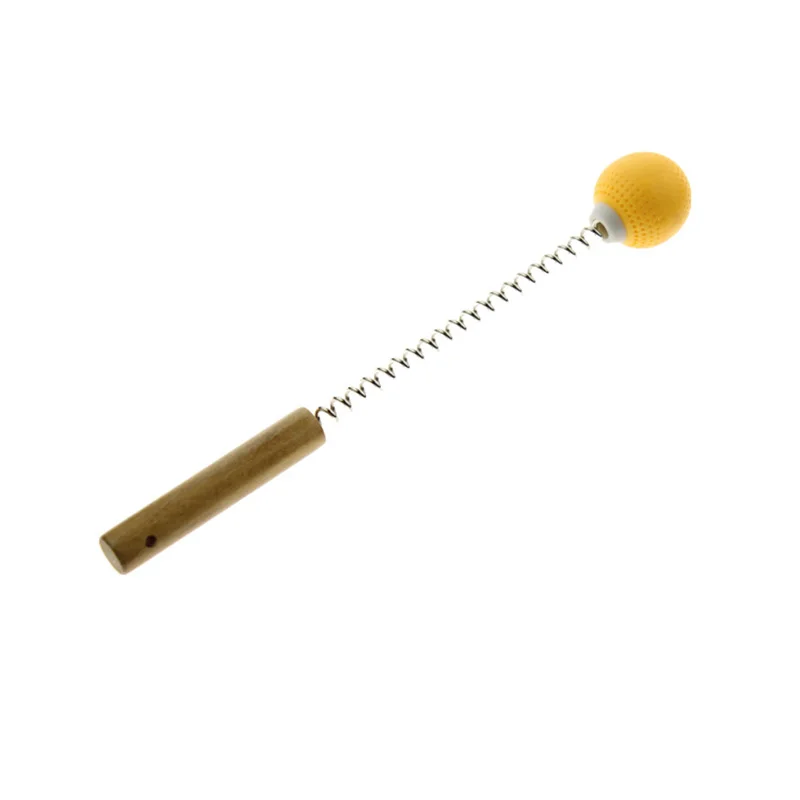 Wood Handle Beat Hammer Massage Ball Steel Spring Pain Relief Body Health Care Massager Back Leg Knock Relax Stick Tool
