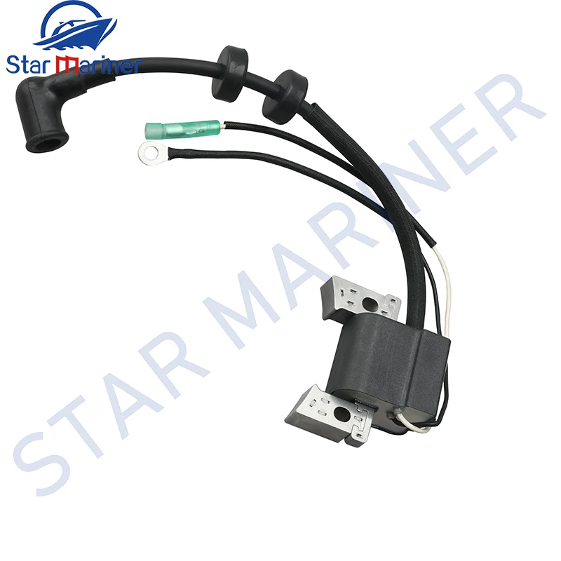 6BX-85571 6BX-85571-00 Ignition Coil Assy with CDI for Yamaha Outboard F4L F4B F4S F5A F6L F6S F6C F6 4 Stroke