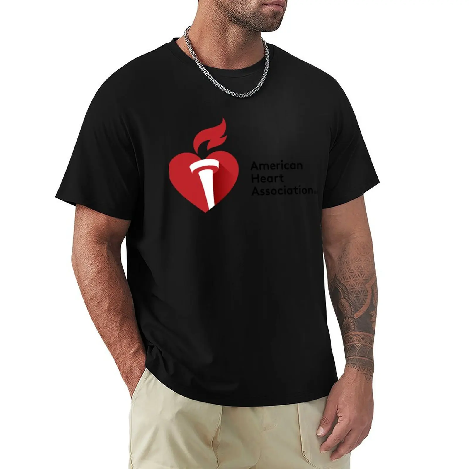 American Heart Association T-Shirt Durable Work Wear T-Shirt