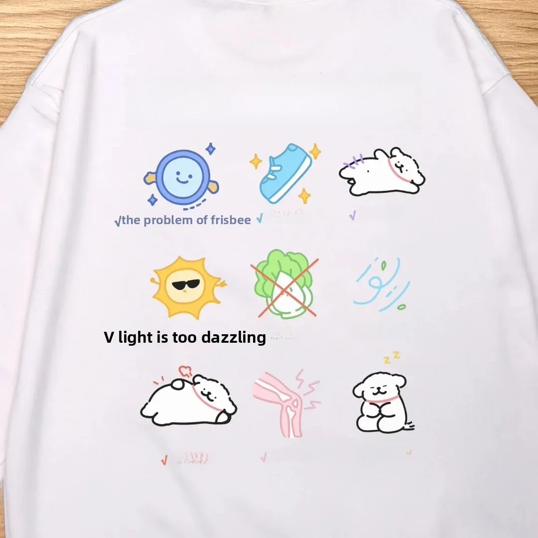 

Свободный свитшот с длинными рукавами и круглым вырезом, с креативным принтом, осенне-зимняя спортивная одежда, влагоотводящая, на молнии.