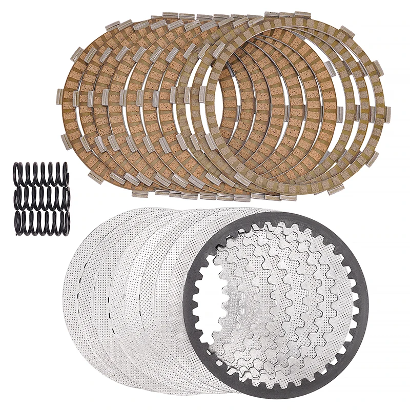 Motorcycle Clutch Friction Plates & Steel Plate Spring Kit For 1190 ADV GREY/ORG/R  RC8-R  SD-R 1290 R/BLACK/ORG  61332011000