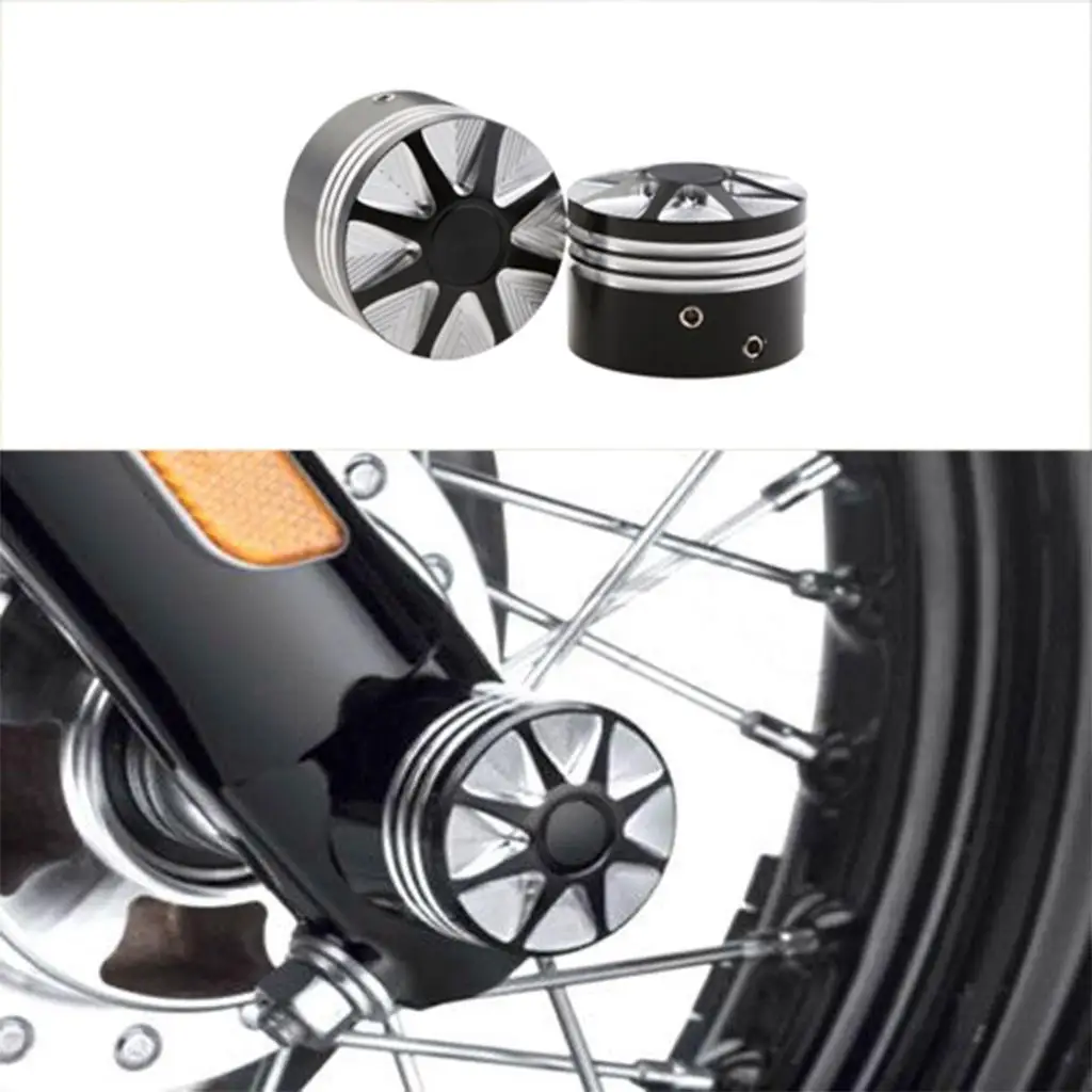 

Motorcycle Accessories Aluminum Axle Hardware Cover Nut Cap Kit for Cruiser Motorcycles
