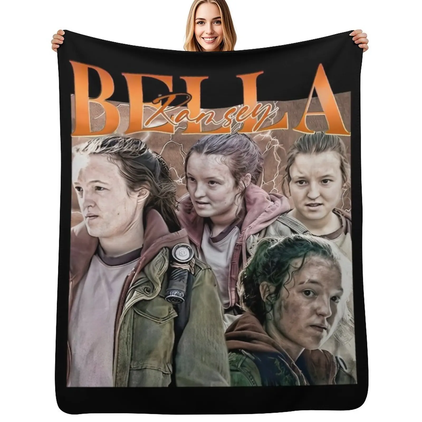 

Bellla Ramsey Vintage Throw Blanket Blankets For Baby Fashion Sofas Multi-Purpose For Baby Blanket
