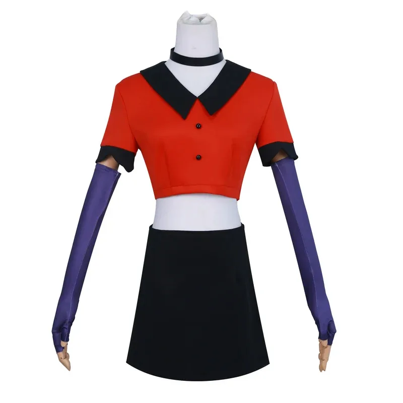 Hazbin Hotel Vaggie Cosplay disfraz Anime uniforme traje fiesta de Halloween Hotel carnaval uniforme disfraces Cos Disfraz Mujer Adulta