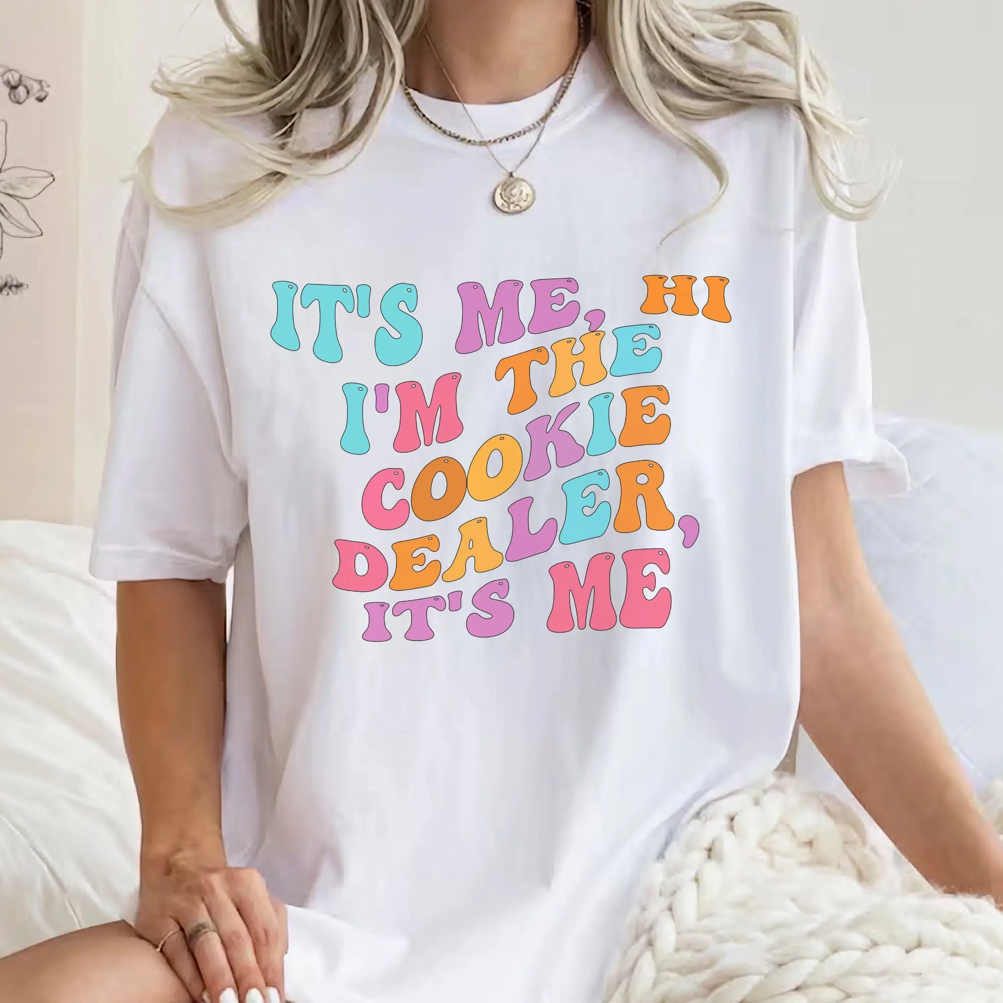 Cookie Dealer T Shirt It'S Me Hi Im The Its Troop Number Girl Scout Camping