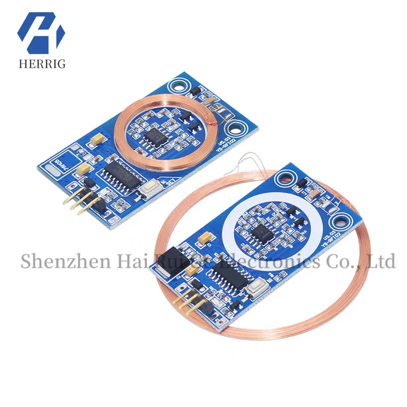 

ID card learning module RFID card reader IO port output 125K radio frequency microcontroller access control card DIY