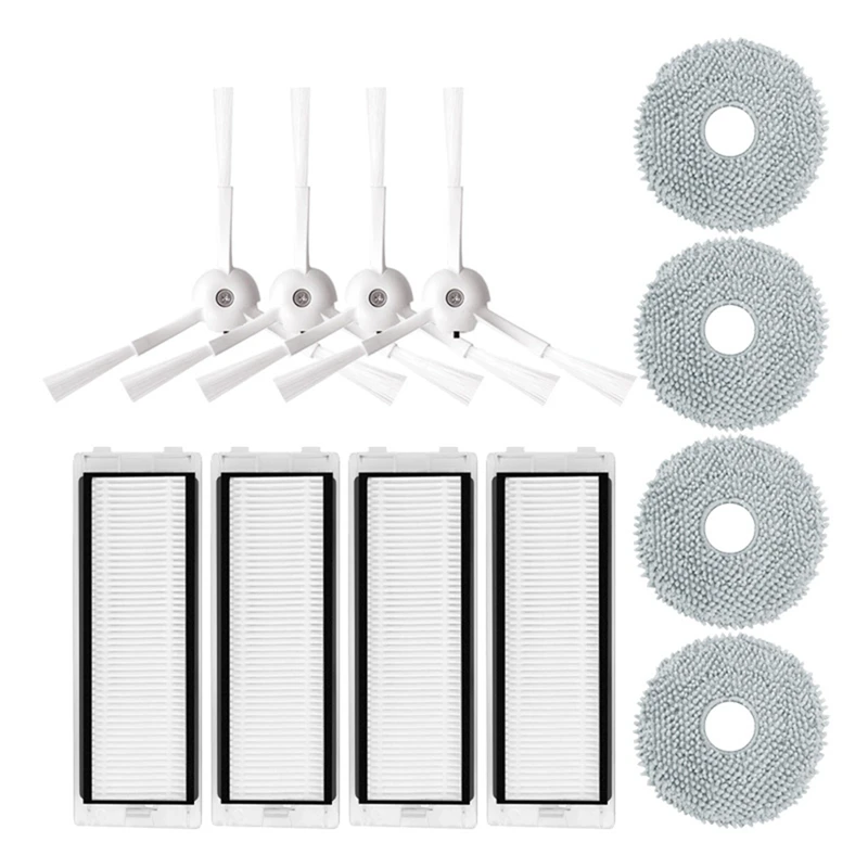 For Roborock Q Revo / P10 Robot Vacuums Cleaner Accessory Side Brush Hepa Filter Mop Cloths Parts