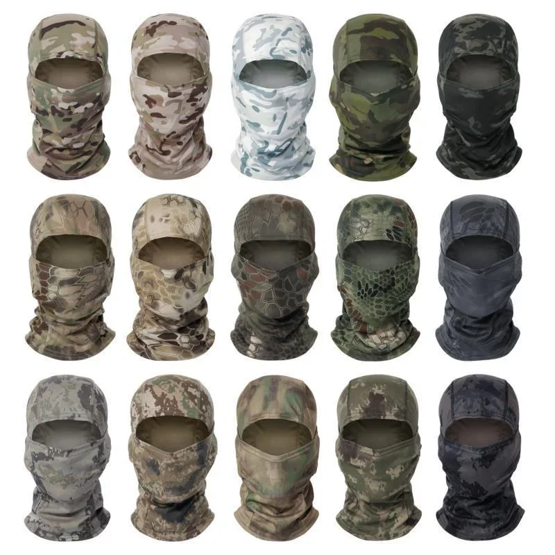 Tactical Camouflage Balaclava Full Face Mask Wargame CP Hat Hunting Bicycle Cycling Multicam Bandana Neck Gaiter