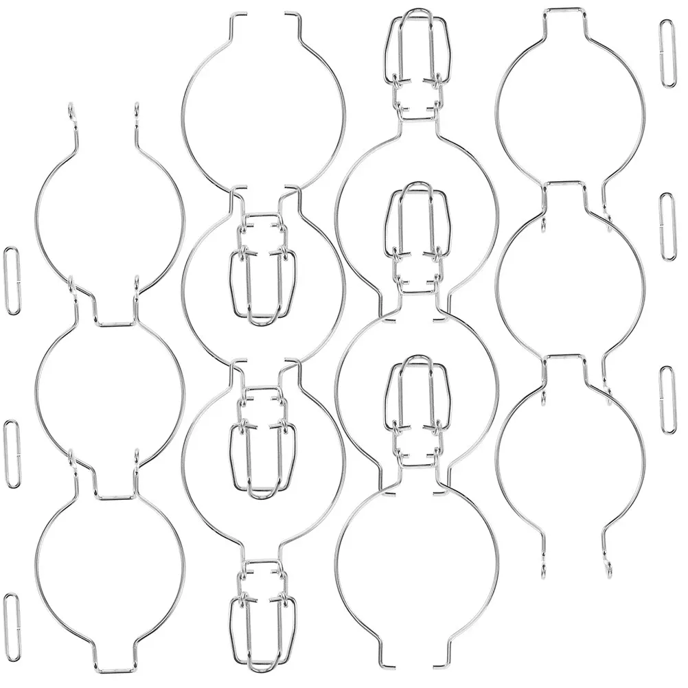 

15 Pcs Sealing Can Buckle Stainless Steel Wire Handles for Jars Canister Clips Wide Mouth Glass Canning Lifter Regular