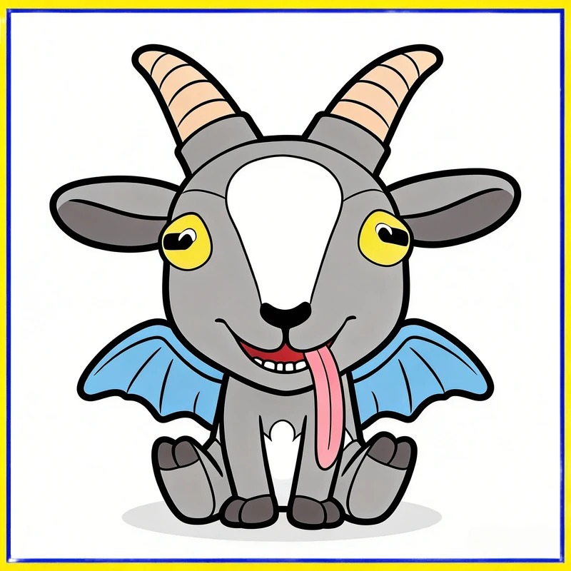 

Goat Simulator Plushie Realistic Horns Design Stuffed Animal Doll Indie Game Merchandise Collectible Gift For Fans Kids Adults