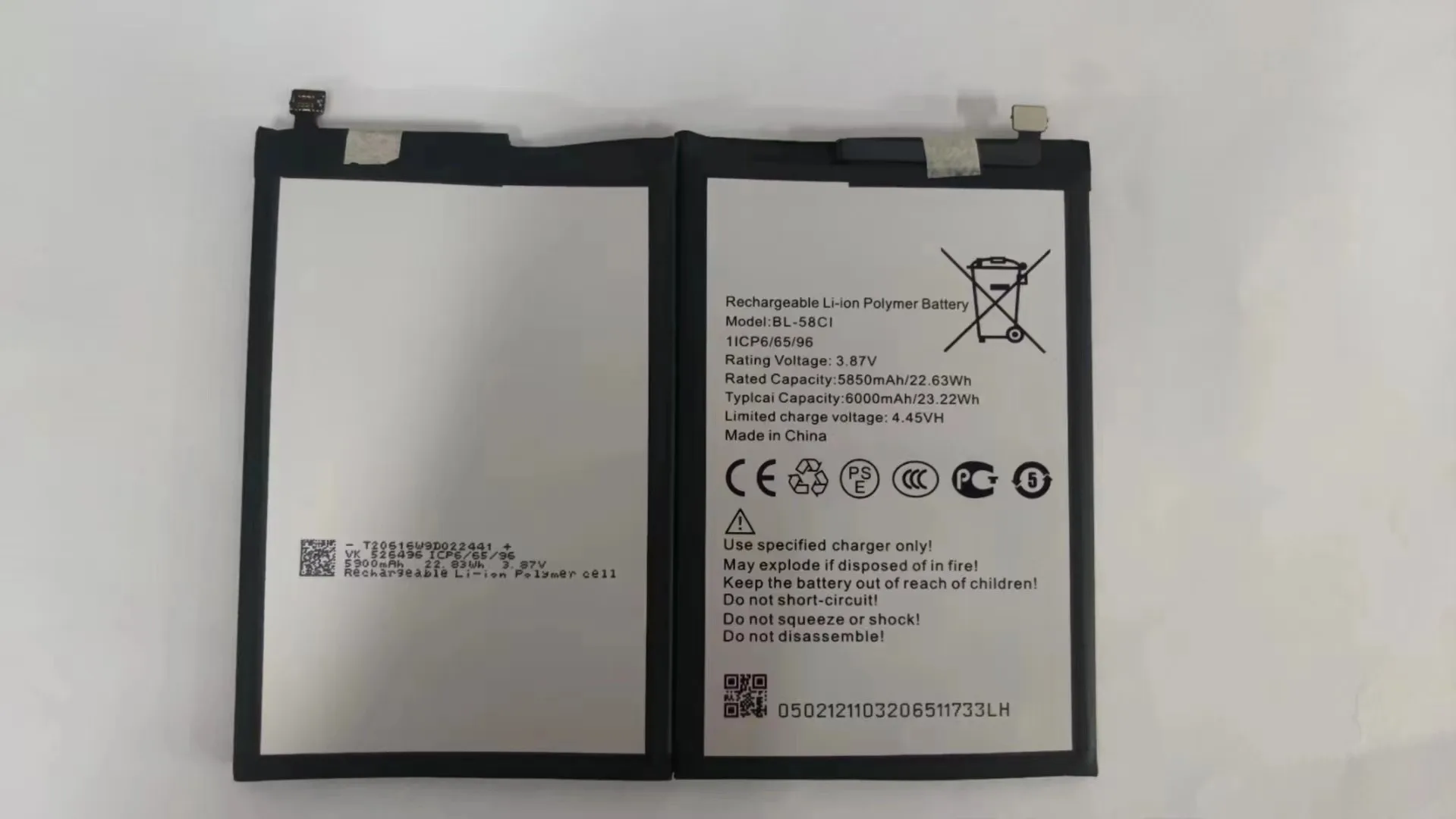 

new for Infinix itel P40/BL-58Ci 6000MAH battery