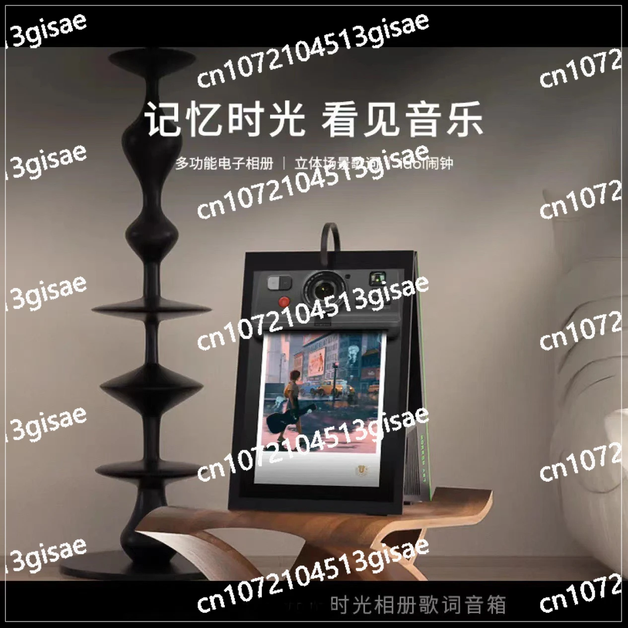 المنزل سمّاعات بلوتوث التقويم إطار الصورة الذكية Y1 Everphoto كلمات المتكلم العائمة Subtitles #1