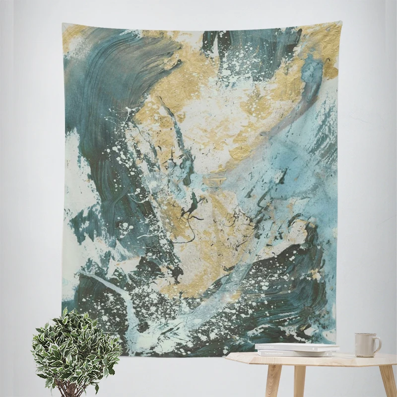 Home decorations modern room decor wall tapestry aesthetic bedroom aesthetic wall art large fabric abstract Nordic simplicity