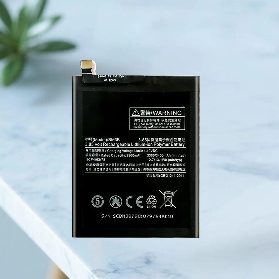 

Lightweight BM3B For Xiaomi Mix 2 2S 3300Mah Mobile Phone Battery