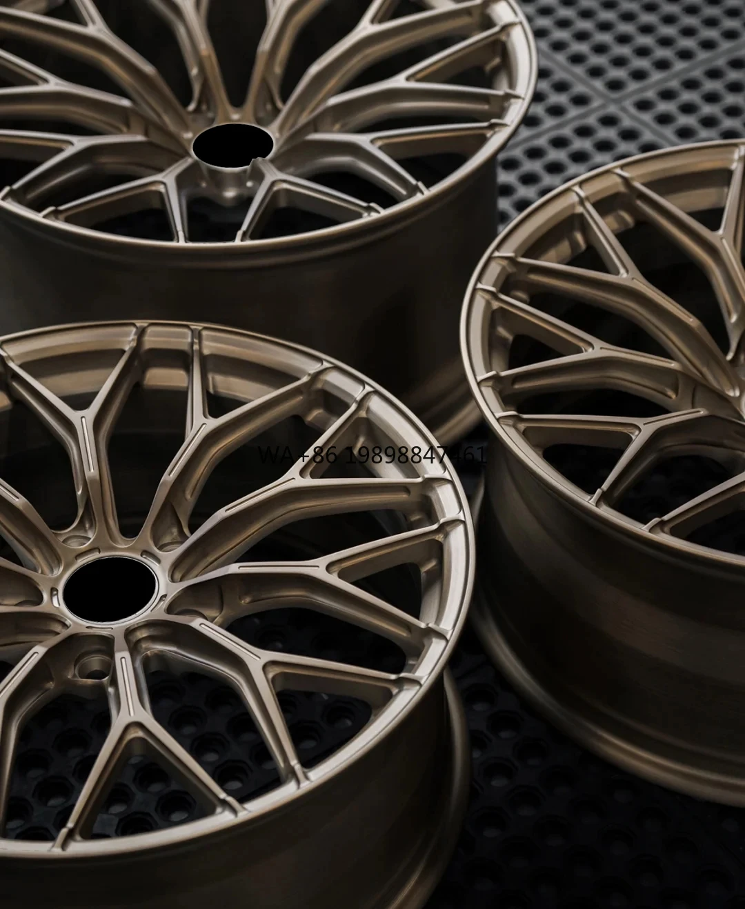 

17-20 21 22 Inch Custom Rims Brushed Bronze 5x112/130 Forged Wheels Staggered Concave Wheels for Porsche 718 Cayenne Macan Audi