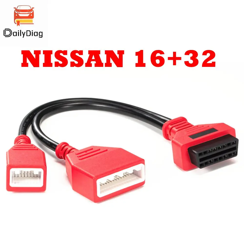 16+32 Pin for Nissan Gateway Adapter Sylphy Sentra (Models with B18 Chassis) Key Adding No Need Password Work with IM608/IM508