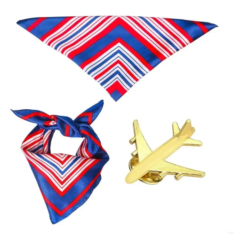 Q0KE Kapitein en Stewardess Cosplay Kostuum Accessoires voor Halloween Paar Dress Up Kapitein Hoed Aviator-Zonnebril Prop