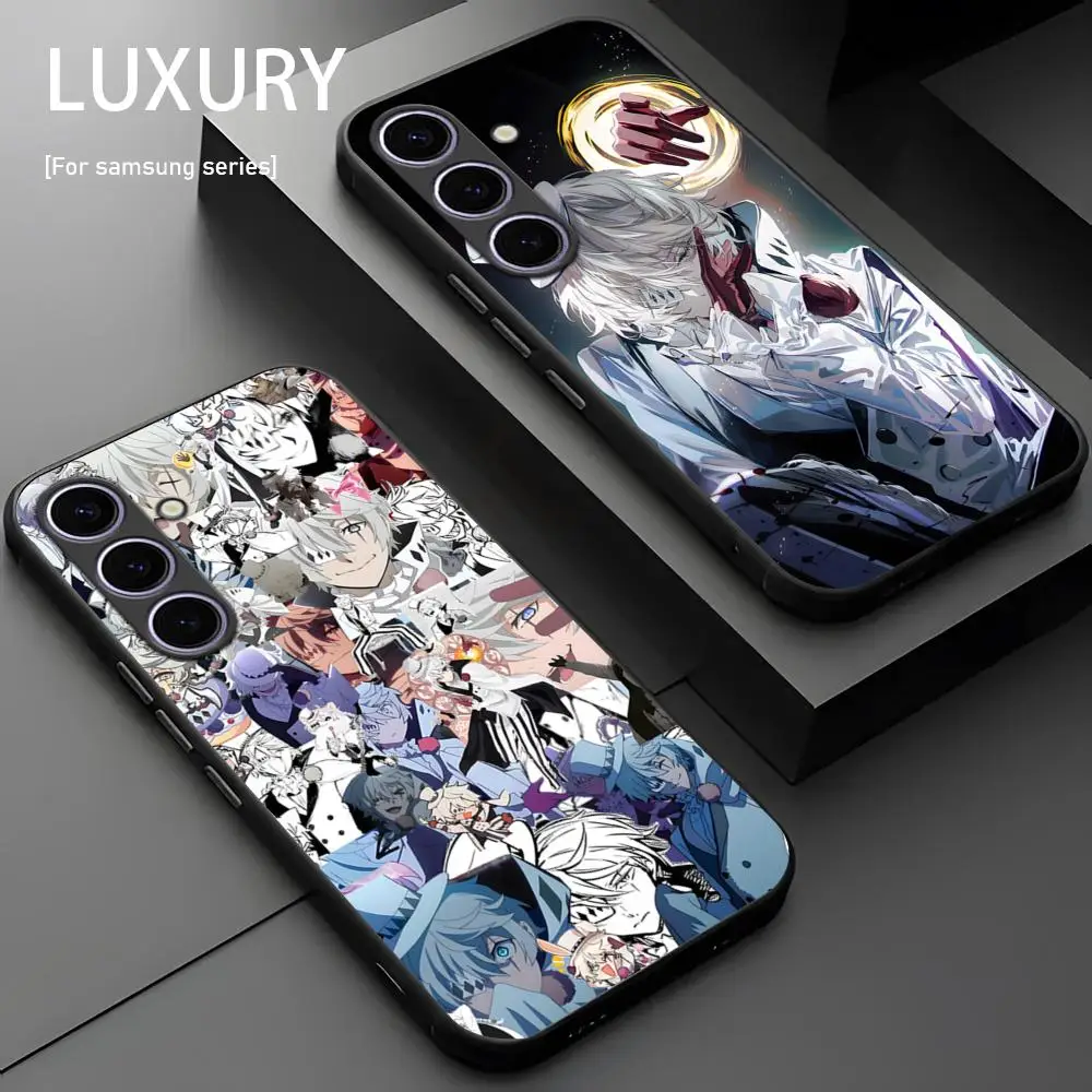 Anime N-nikolai Gogol Hot Phone Case For Samsung Galaxy S25 S24 S23 S22 S21 S20 Plus Ultra Note20 Soft Black