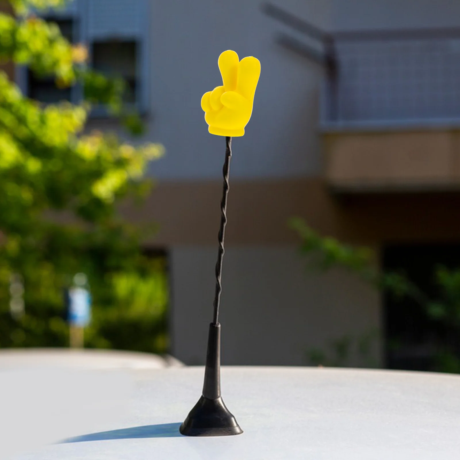 

Car Antenna Topper Cute Finger Eva Durable Auto Decoration For Vehicle Roof Door Mirror Stylish Exterior Accessory For Cars