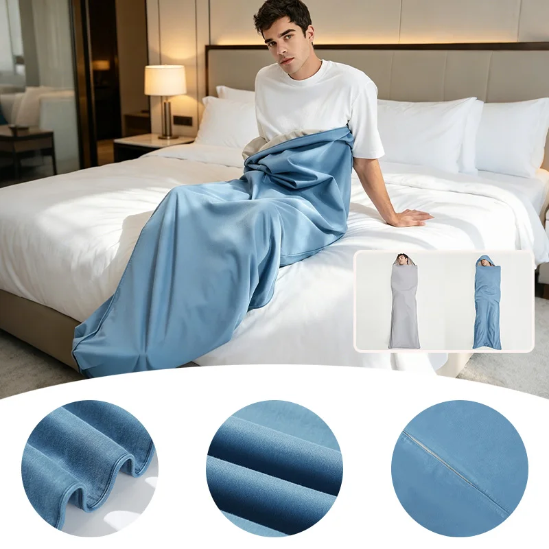 Electromagnetic Radiation Protective 50% or 100% Silver Fiber Lining Sleeping Bag Base Station EMF Shielding Sleeping Bag