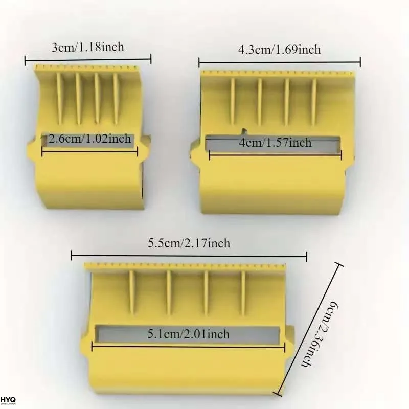 3 PCS Portable Tape Cover Tape Cutter Painter Craftsman Painting Tape Divider Cute Tape Dispenser image 5